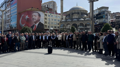 Rize'de Milli İrade Platformu'ndan Cumhurbaşkanı Erdoğan'a destek açıklaması