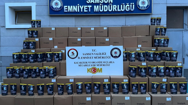 Samsun'da 650 kilogram kaçak tütün ele geçirildi