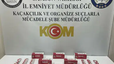 Samsun'da kaçak sigara operasyonunda 1 şüpheli yakalandı