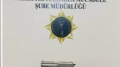 Samsun'da ruhsatsız silahla mücadelede şüpheli yakalandı