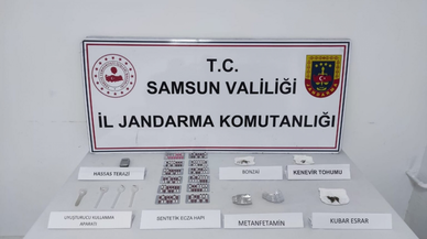 Samsun'da uyuşturucu operasyonlarında 2 zanlı yakalandı