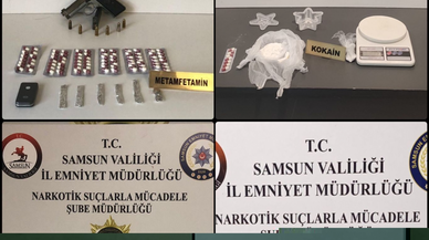Samsun'da uyuşturucu operasyonunda 5 zanlı yakalandı