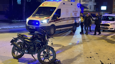 Sinop'ta taksiyle çarpışan motosikletin sürücüsü yaralandı