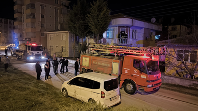 Tokat'ta çıkan yangında dairede hasar meydana geldi