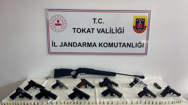 Tokat'ta kaçak silah operasyonunda 2 kişi yakalandı