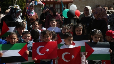 Tokat'ta "Minik Yürekler Filistin İçin Duada" programı yapıldı
