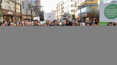 Trabzon'da Yeşilay Haftası dolayısıyla yürüyüş düzenlendi