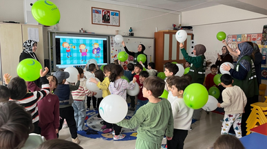 Yeşilay, Artvin'de anaokulu öğrencileri için etkinlik düzenledi