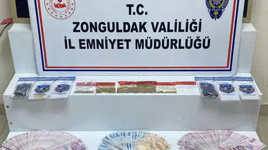 Zonguldak'ta uyuşturucu operasyonunda 2 zanlı tutuklandı
