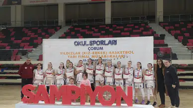 Çorum'da Yıldızlar Basketbol Yarı Finalleri Tamamlandı