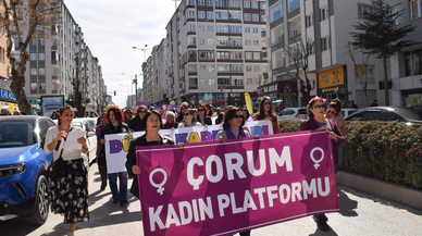 Çorum’da Kadınlar Meydanlarda