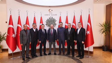 Kaya ve Yönetiminden Vali Çalgan’a Ziyaret