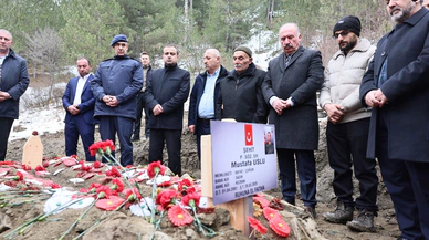 Şehit Mustafa Uslu için Mevlit Okutuldu