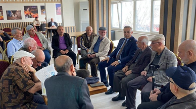 Tahtasız, Emekliler Lokalinde Emeklileri Dinledi