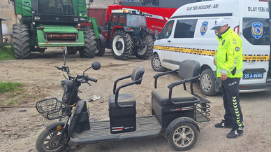 Atakum'da çalınan elektrikli bisiklet Bafra'da bulundu