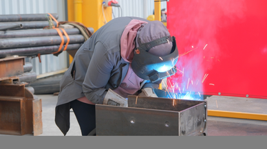 Çorum'da metali kadın kaynakçılar şekillendirecek