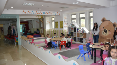 Gümüşhane'de masal atölyesi açıldı