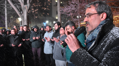 Gümüşhane'de vatandaşlar Gazze'ye destek için yürüdü