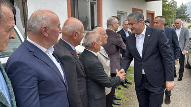 Karabük'te referandumla mahalleden köye dönüşen Cemal Ovası'nda açılış töreni düzenlendi