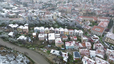 Kastamonu'da kar etkili oldu