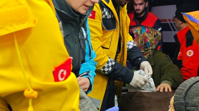 Kastamonu'da kardan dolayı ulaşılamayan köydeki hasta için ekipler harekete geçti