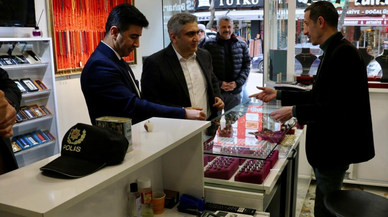 Kaymakam Karaaslan’dan okul ve esnaf ziyareti