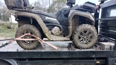 Sinop'ta ATV aracıyla drift yapan sürücüye 46 bin 392 lira para cezası