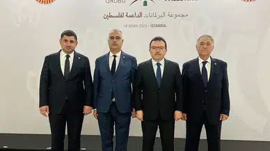 Ahlatcı, İstanbul’daki Filistin Toplantısında