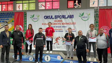 Güreşte Altın Madalya Çorum'a