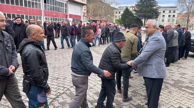 İskilip Belediyesi Personeli, İtfaiye Bahçesinde Bayramlaştı