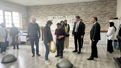 Kaymakamdan Engelli Eğitim Merkezi Ziyareti
