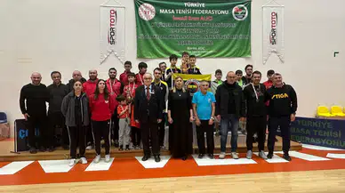 Küçükler Masa Tenisi Türkiye Şampiyonası Sona Erdi