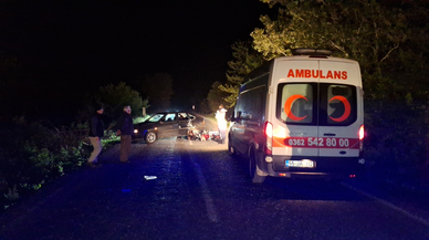Samsun'da otomobille çarpışan motosiklet sürücüsü ağır yaralandı