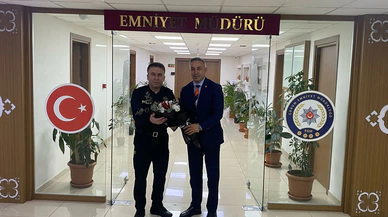 Tahtasız'dan Emniyet Müdürüne Polis Haftası Ziyareti