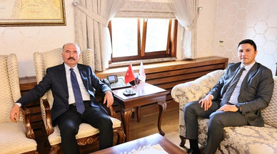Yeni Kaymakamın İlk Ziyareti Vali Çalgan’a