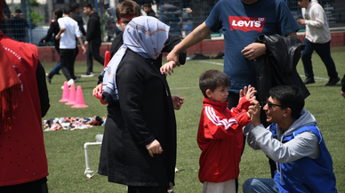 Düzce'de özel bireylere sportif etkinlikler yaptırıldı