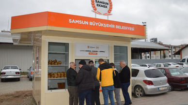 Havza’da "Samsun Ekmek" satış noktası açıldı