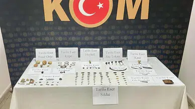 Karabük'te 64 sikke ele geçirildi