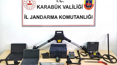Karabük'te kaçak kazı operasyonunda 5 şüpheli yakalandı