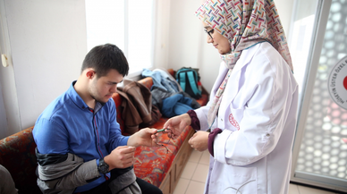 Özel çocukların hazırladığı TÜBİTAK projesi okulda uygulanmaya başlandı