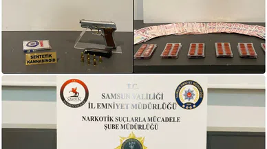 Samsun'da düzenlenen uyuşturucu operasyonunda 5 zanlı yakalandı