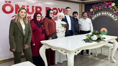 Samsun'da özel bir tarihte evlenmek isteyen çiftler 5.5.2025 yoğunluğu oluşturdu