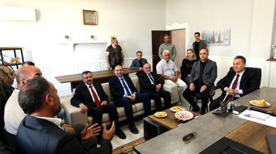 TOGÜ Rektörü Yılmaz, Tarım Lisesi seralarına ziyaret etti