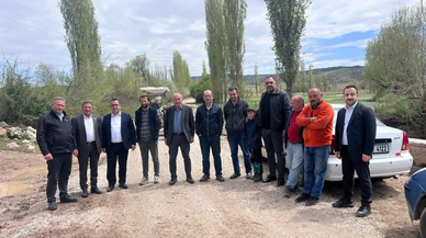 Dolu Mağduru Köylere Ziyaret