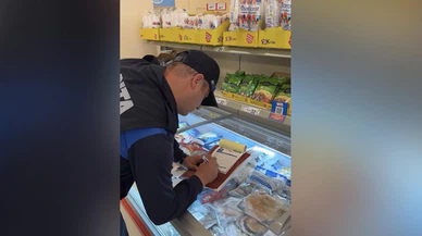 Çorum Zabıtası Marketlerde