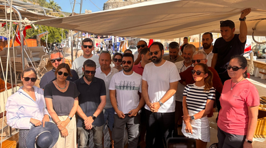 MUĞLA - BM Okyanus Harikaları Filosu'na katılacak STS Bodrum Okul Gemisi törenle uğurlandı