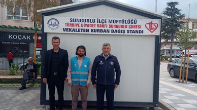 Sungurlu’da Vekaletle Kurban Bağış Standı