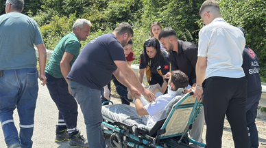 Gerze’de otomobille motosikletin çarpıştığı kazada bir kişi yaralandı