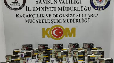 Samsun'da kaçakçılık operasyonunda 2 zanlı yakalandı