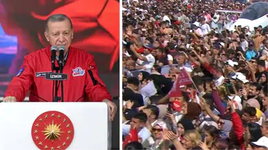 Cumhurbaşkanı Erdoğan, İzmir Teknofest Alanında: Şu Ana Kadar 330 Bin Ziyaretçi Ağırlandı